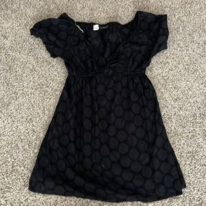 La Blanca black mini dress